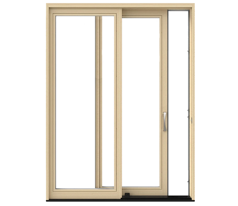 Sacramento PELLA® LIFESTYLE SERIES Wood Sliding Patio Doors 